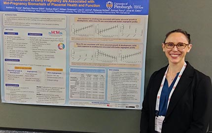 Postdoc trainee wins Professional Development Award at Pitt Postdoctoral Research Symposium